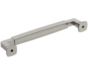 Amerock Cabinet Pull Satin Nickel 6-5/16 inch (160 mm) Center-to-Center Stature 1 Pack Drawer Pull Cabinet Handle Cabinet Hardware