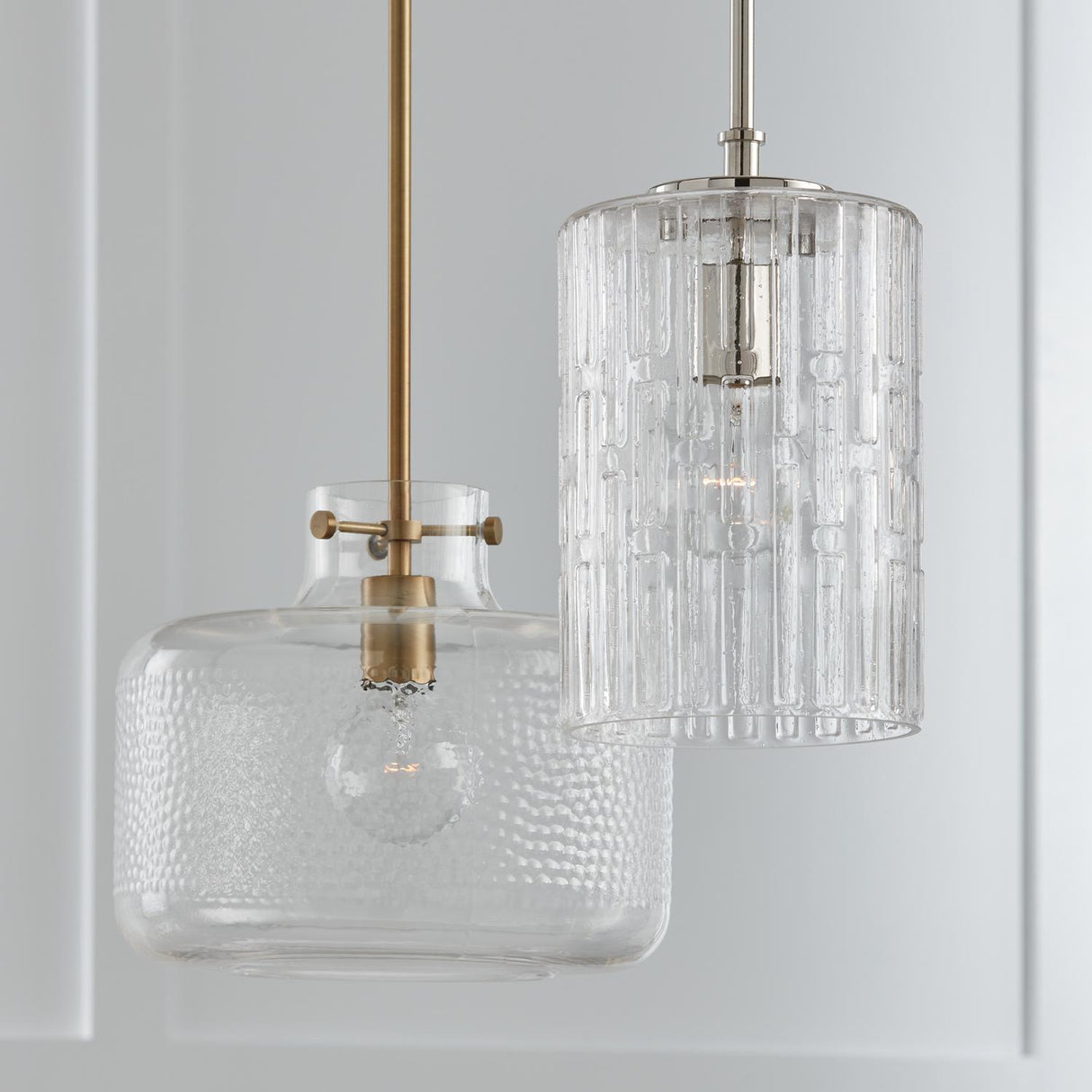 Capital Lighting 342512AD Brighton 1 Light Pendant Aged Brass
