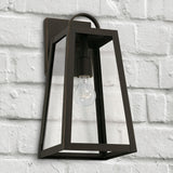 Capital Lighting 943711OZ Leighton 1 Light Outdoor Wall Lantern Oiled Bronze