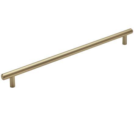 Amerock Appliance Pull Golden Champagne 18 inch (457 mm) Center to Center Bar Pulls 1 Pack Drawer Pull Drawer Handle Cabinet Hardware