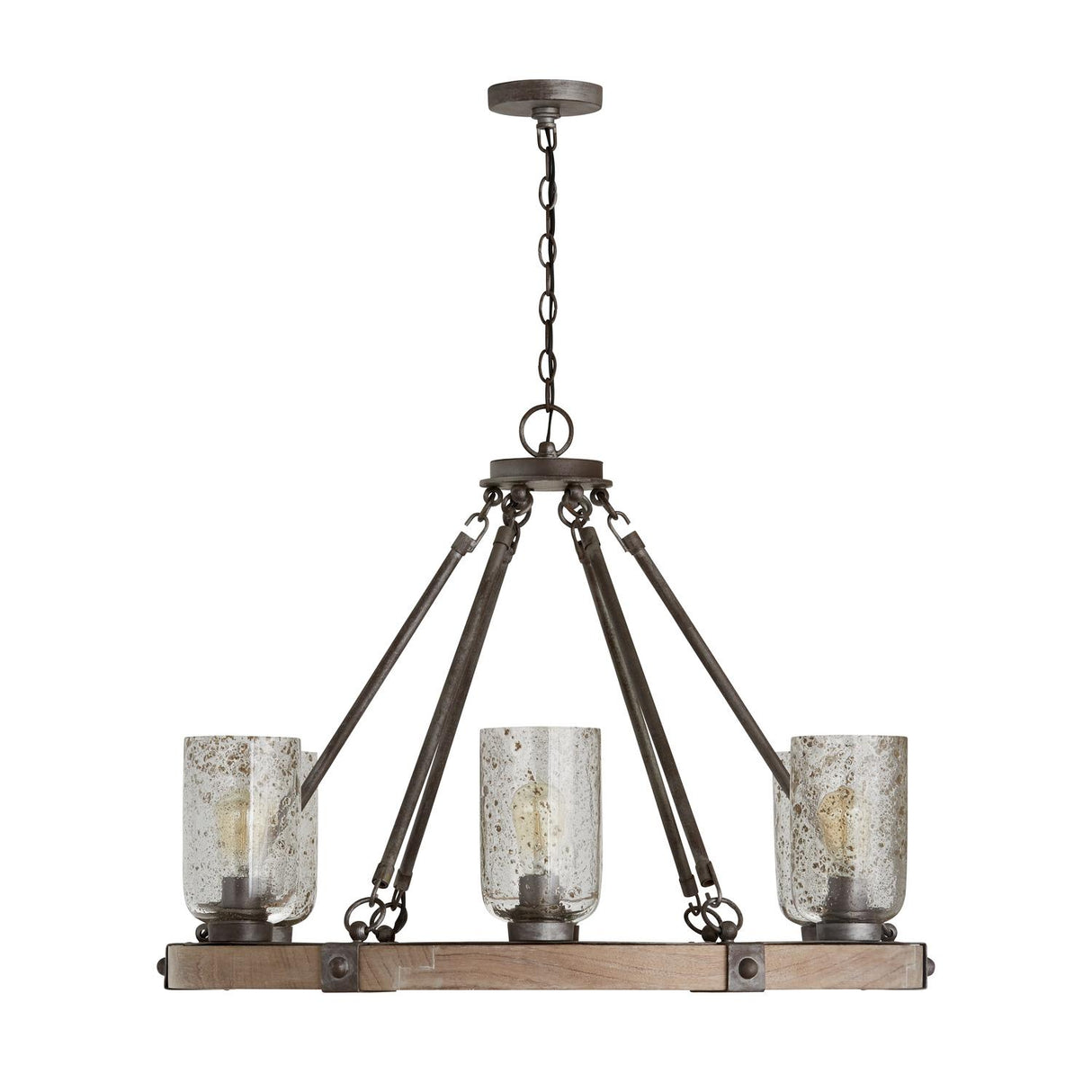 Capital Lighting 434961UW-482 Nolan 6 Light Chandelier Urban Wash