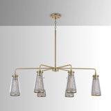 Capital Lighting 832361AD Abbott 6 Light Island Aged Brass