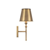 Capital Lighting 649711AD-708 Whitney 1 Light Sconce Aged Brass