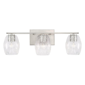 Capital Lighting 145331BN-525 Lucas 3 Light Vanity Brushed Nickel