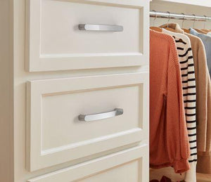Amerock Cabinet Pull Polished Chrome 5-1/16 inch (128 mm) Center-to-Center Rift 1 Pack Drawer Pull Cabinet Handle Cabinet Hardware