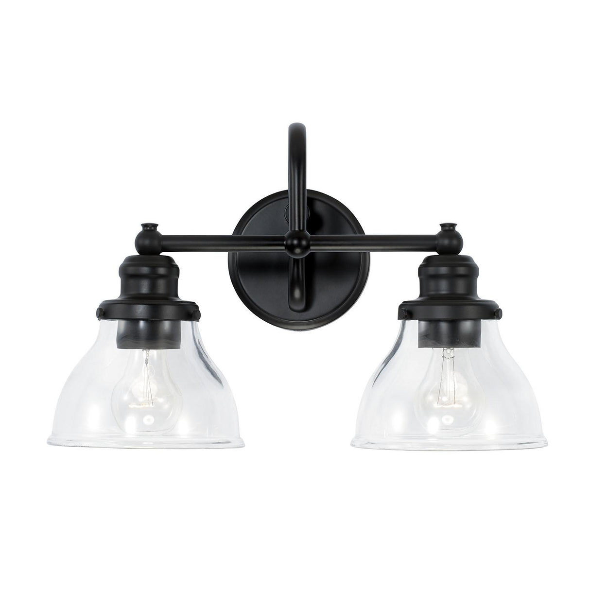 Capital Lighting 8302MB-461 Baxter 2 Light Vanity Matte Black