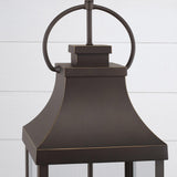 Capital Lighting 946442OZ Bradford 4 Light Outdoor Hanging Lantern Oiled Bronze