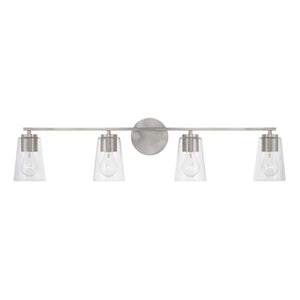 Capital Lighting 148641BN-537 Portman 4 Light Vanity Brushed Nickel