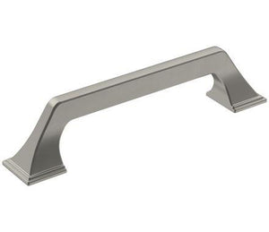Amerock Cabinet Pull Satin Nickel 5-1/16 inch (128 mm) Center-to-Center Exceed 1 Pack Drawer Pull Cabinet Handle Cabinet Hardware