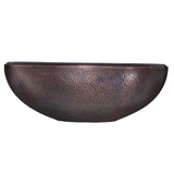 Thompson Traders Flw Antique Copper Bath Sink Guadalupe NS25029-A Antique Copper 
(Smooth Interior/ Hammered Exterior)