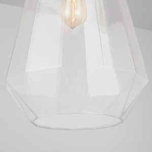 Capital Lighting 338316BN Lee 1 Light Pendant Brushed Nickel