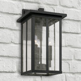 Capital Lighting 943832BK Barrett 3 Light Outdoor Wall Lantern Black