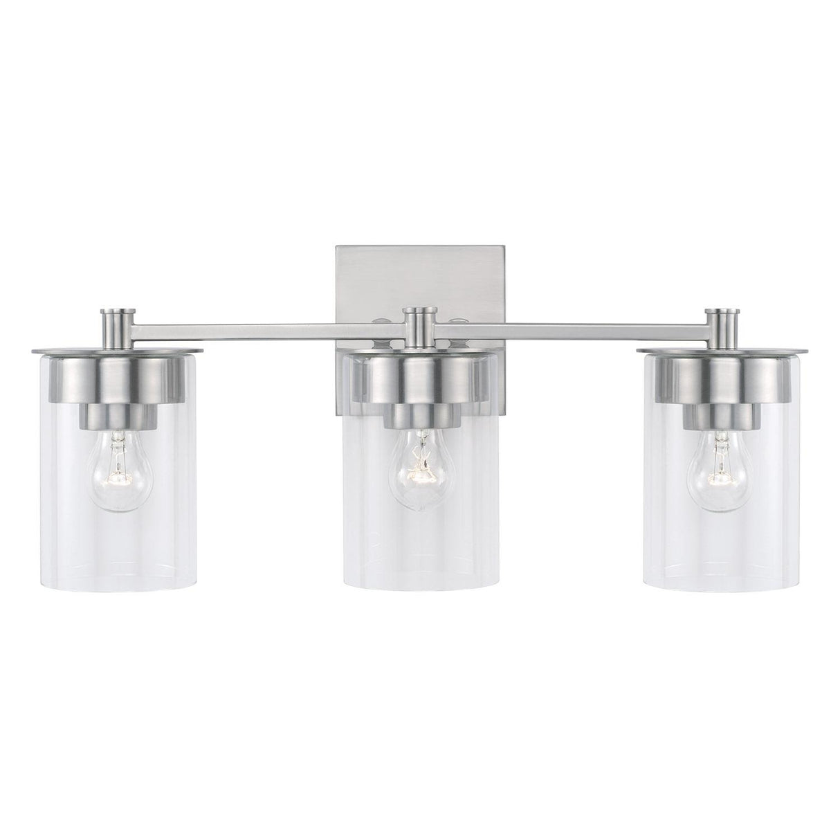 Capital Lighting 146831BN-532 Mason 3 Light Vanity Brushed Nickel