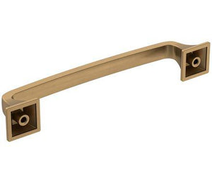 Amerock Cabinet Pull Champagne Bronze 5-1/16 inch (128 mm) Center-to-Center Ville 1 Pack Drawer Pull Cabinet Handle Cabinet Hardware