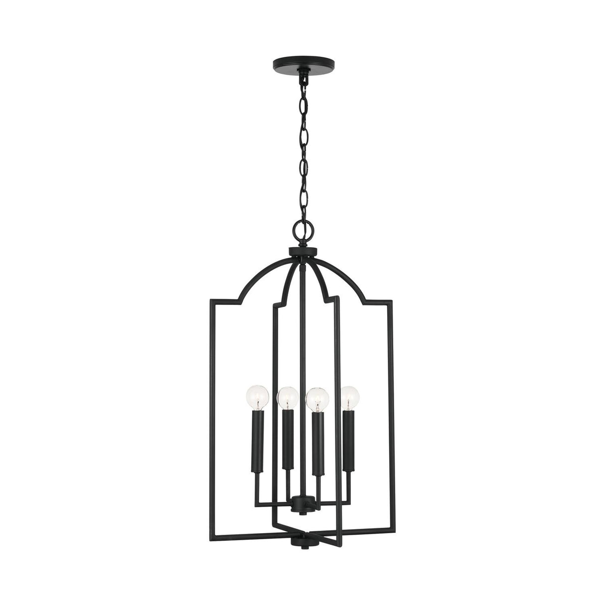 Capital Lighting 539341MB Carter 4 Light Foyer Matte Black