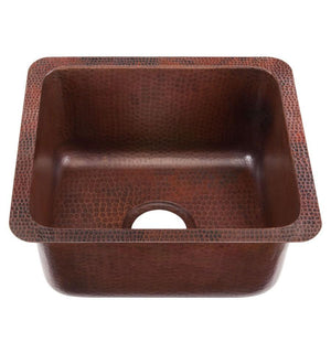 Thompson Traders Black Copper Como Bar/prep Sink Rivera KPU-1715BC Aged Copper
(Hammered)