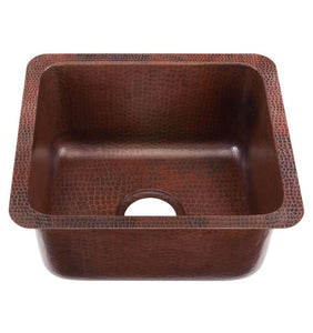 Thompson Traders Black Copper Como Bar/prep Sink Rivera KPU-1715BC Aged Copper
(Hammered)