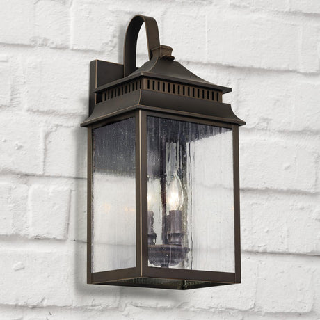 Capital Lighting 936931OZ Sutter Creek 3 Light Outdoor Wall Lantern Oiled Bronze