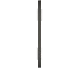 Amerock Cabinet Pull Polished Chrome/Brushed Matte Black 3-3/4 inch (96 mm) Center to Center Urbanite 1 Pack Drawer Pull Drawer Handle Cabinet Hardware