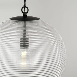 Capital Lighting 349911MB Dolan 1 Light Pendant Matte Black