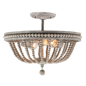 Capital Lighting 229521MS Kayla 2 Light Semi Flush Mystic Sand