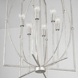 Capital Lighting 537961AS Oran 6 Light Foyer Antique Silver