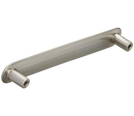 Amerock Cabinet Pull Satin Nickel 5-1/16 inch (128 mm) Center to Center Concentric 1 Pack Drawer Pull Drawer Handle Cabinet Hardware