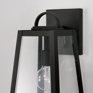 Capital Lighting 943711BK Leighton 1 Light Outdoor Wall Lantern Black