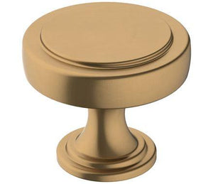 Amerock Cabinet Knob Champagne Bronze 1-1/2 inch (38 mm) Diameter Exceed 1 Pack Drawer Knob Cabinet Hardware