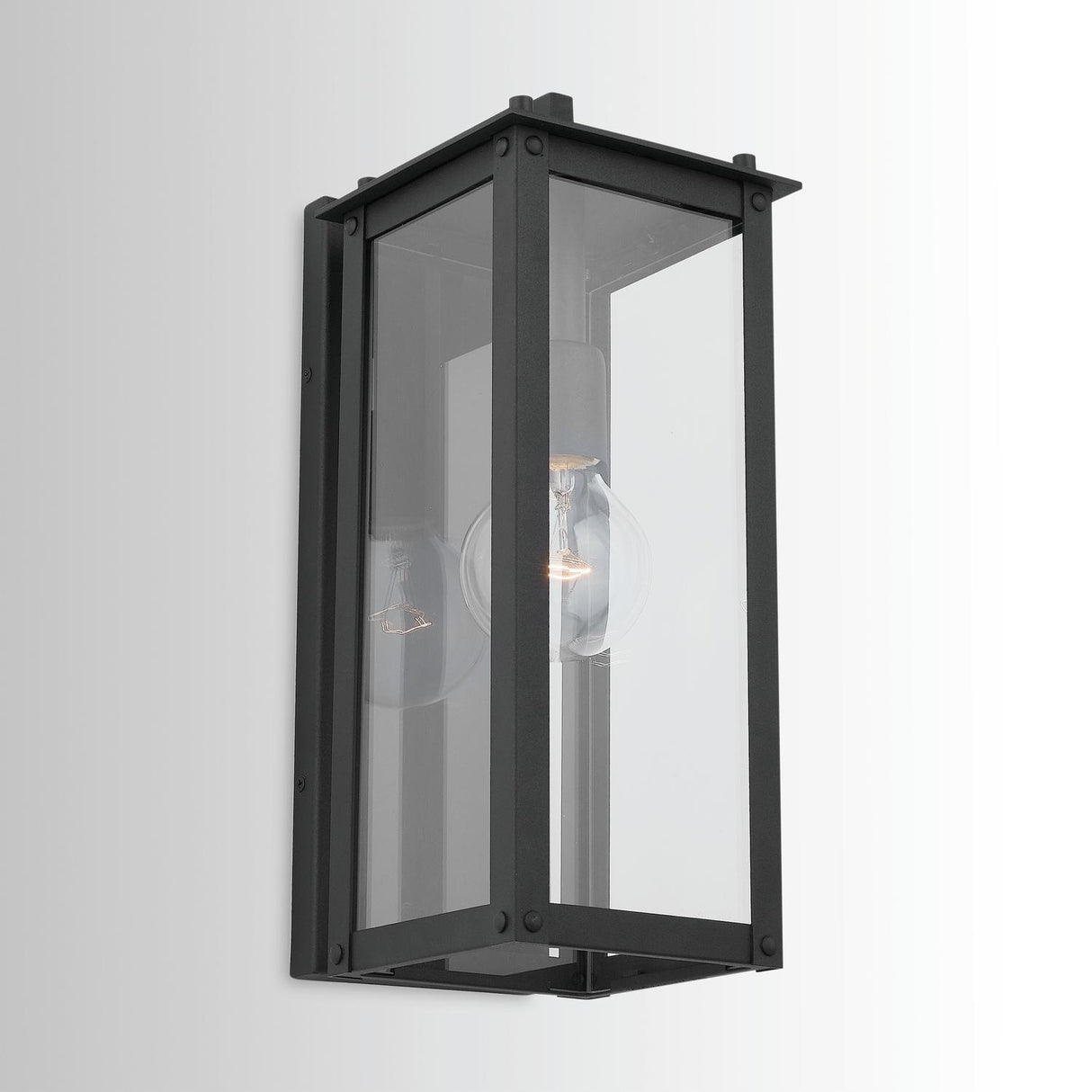 Capital Lighting 934611BK Hunt 1-Light Wall Mount Black