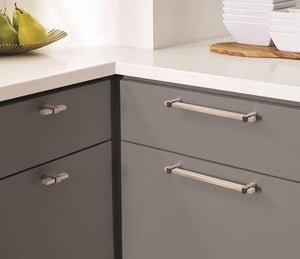 Amerock Cabinet Knob Silver Champagne/Black Nickel 2-3/8 inch (60 mm) Length Mulino 1 Pack Drawer Knob Cabinet Hardware