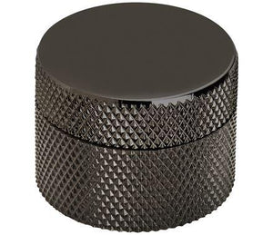 Amerock Cabinet Knob Matte Black 1-1/4 inch (32 mm) Diameter Transcendent 1 Pack Drawer Knob Cabinet Hardware