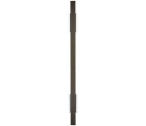 Amerock Cabinet Pull Polished Chrome/Brushed Matte Black 5-1/16 inch (128 mm) Center to Center Urbanite 1 Pack Drawer Pull Drawer Handle Cabinet Hardware
