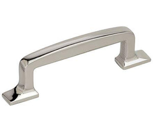 Amerock Cabinet Pull Polished Nickel 3 inch (76 mm) Center to Center Westerly 1 Pack Drawer Pull Drawer Handle Cabinet Hardware