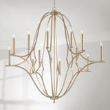 Capital Lighting 450001BS Claire 12 Light Chandelier Brushed Champagne