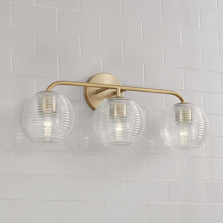 Capital Lighting 149931MA-544 Dolan 3 Light Vanity Matte Brass