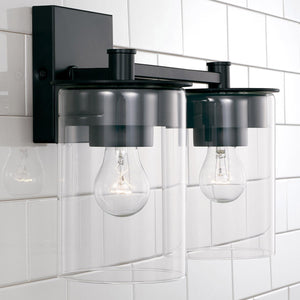 Capital Lighting 146821MB-532 Mason 2 Light Vanity Matte Black