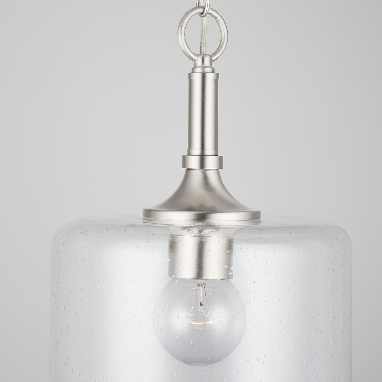 Capital Lighting 339311BN Carter 1 Light Pendant Brushed Nickel