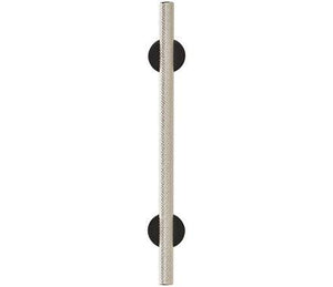 Amerock Cabinet Pull Matte Black/Polished Nickel 5-1/16 inch (128 mm) Center to Center Transcendent 1 Pack Drawer Pull Drawer Handle Cabinet Hardware