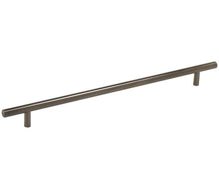 Amerock Cabinet Pull Gunmetal 12-5/8 inch (320 mm) Center to Center Bar Pulls 1 Pack Drawer Pull Drawer Handle Cabinet Hardware