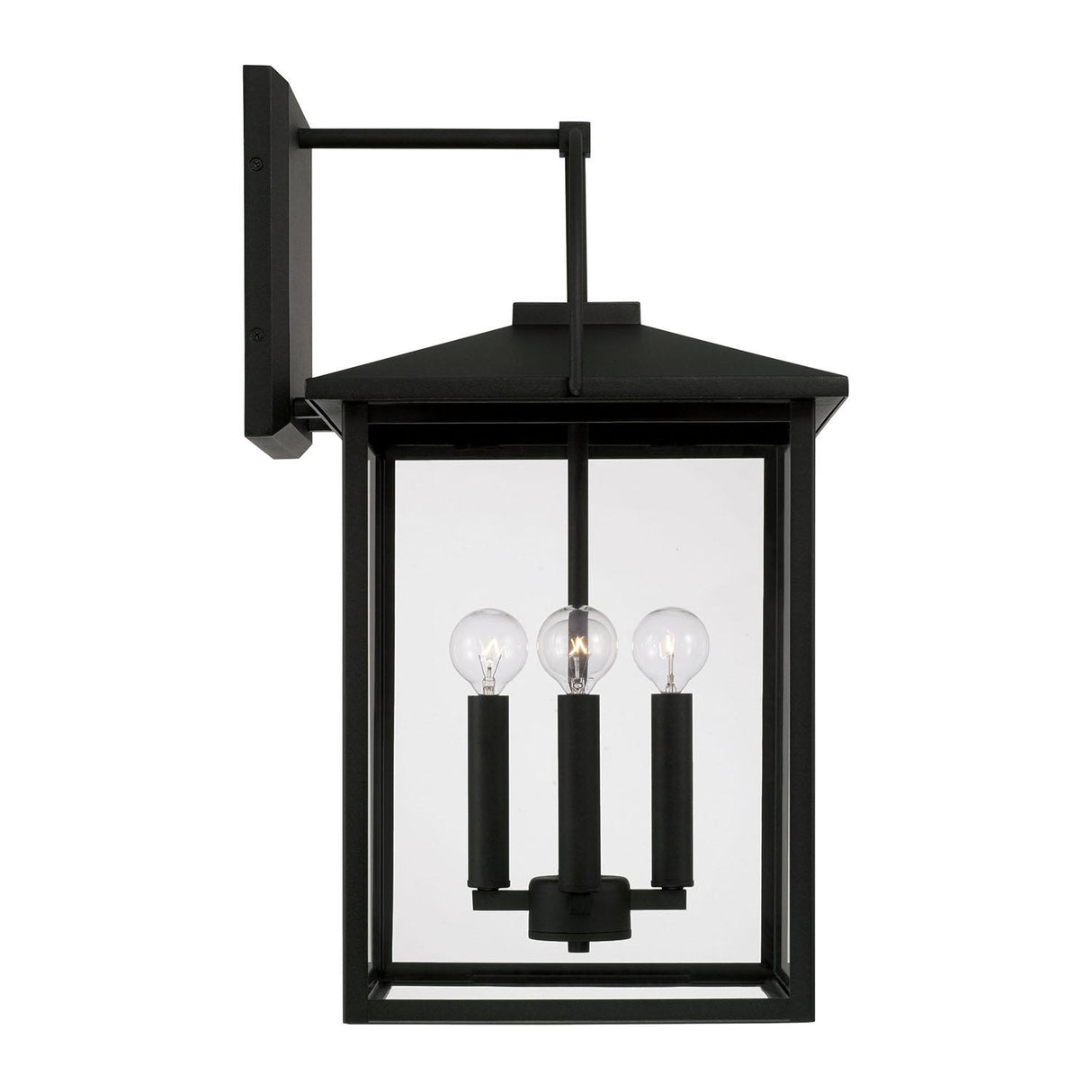 Capital Lighting 948041BK Bryson 4 Light Outdoor Wall Lantern Black