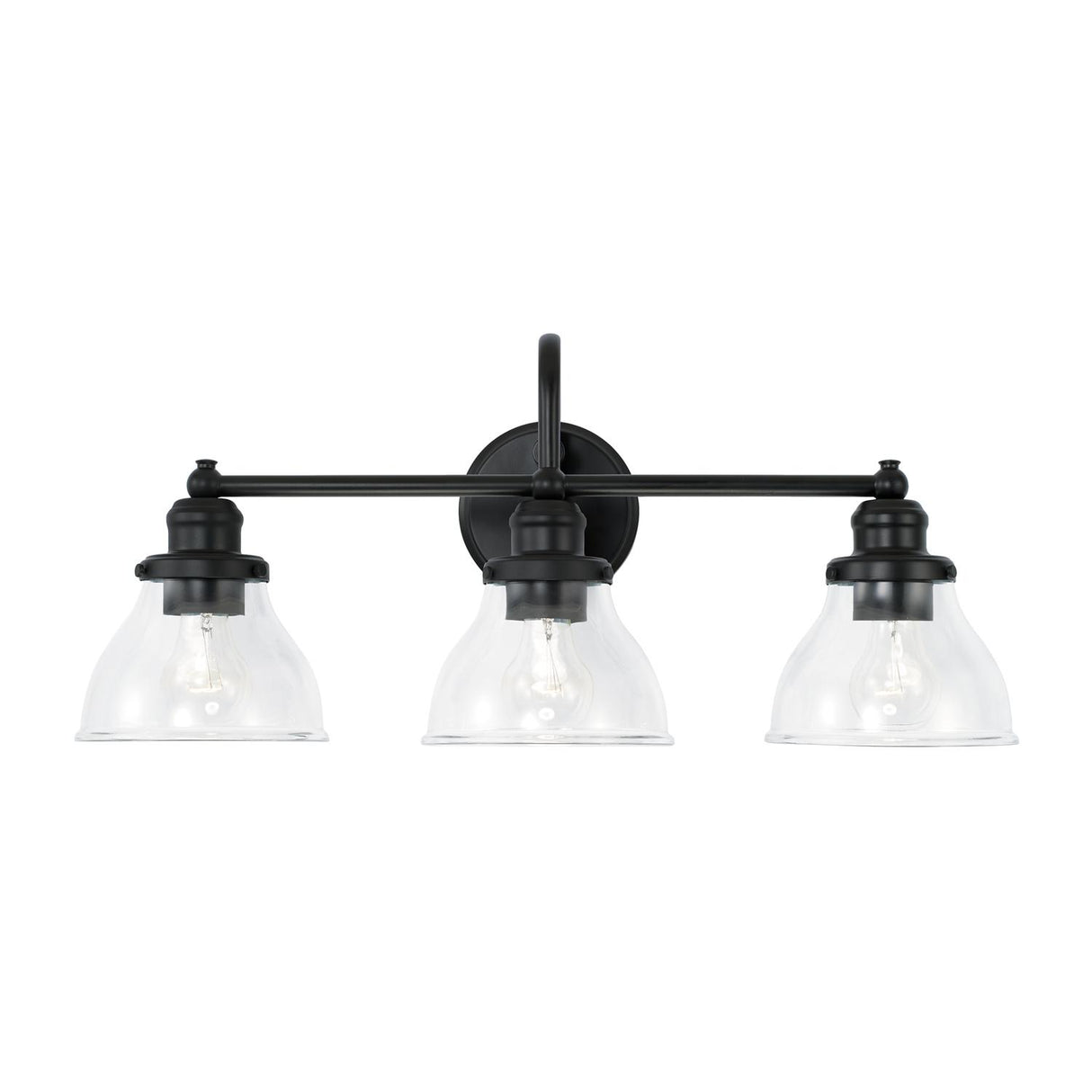 Capital Lighting 8303MB-461 Baxter 3 Light Vanity Matte Black
