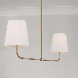 Capital Lighting 849421AD Brody 2 Light Island Aged Brass