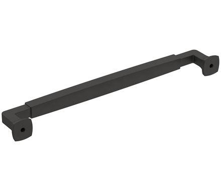 Amerock BP36890FB Stature Cabinet Pull, 8-13/16 in (224 mm) Center-to-Center, Matte Black