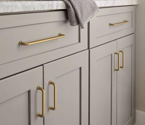 Amerock Cabinet Pull Champagne Bronze 3-3/4 inch (96 mm) Center-to-Center Factor 1 Pack Drawer Pull Cabinet Handle Cabinet Hardware