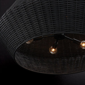 Capital Lighting 347861MB Boca 6 Light Pendant Matte Black
