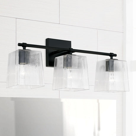 Capital Lighting 141731MB-508 Lexi 3 Light Vanity Matte Black