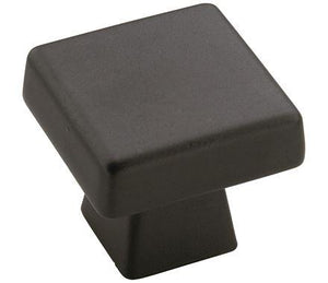 Amerock Cabinet Knob Black Bronze 1-3/16 inch (30 mm) Length Blackrock 1 Pack Drawer Knob Cabinet Hardware