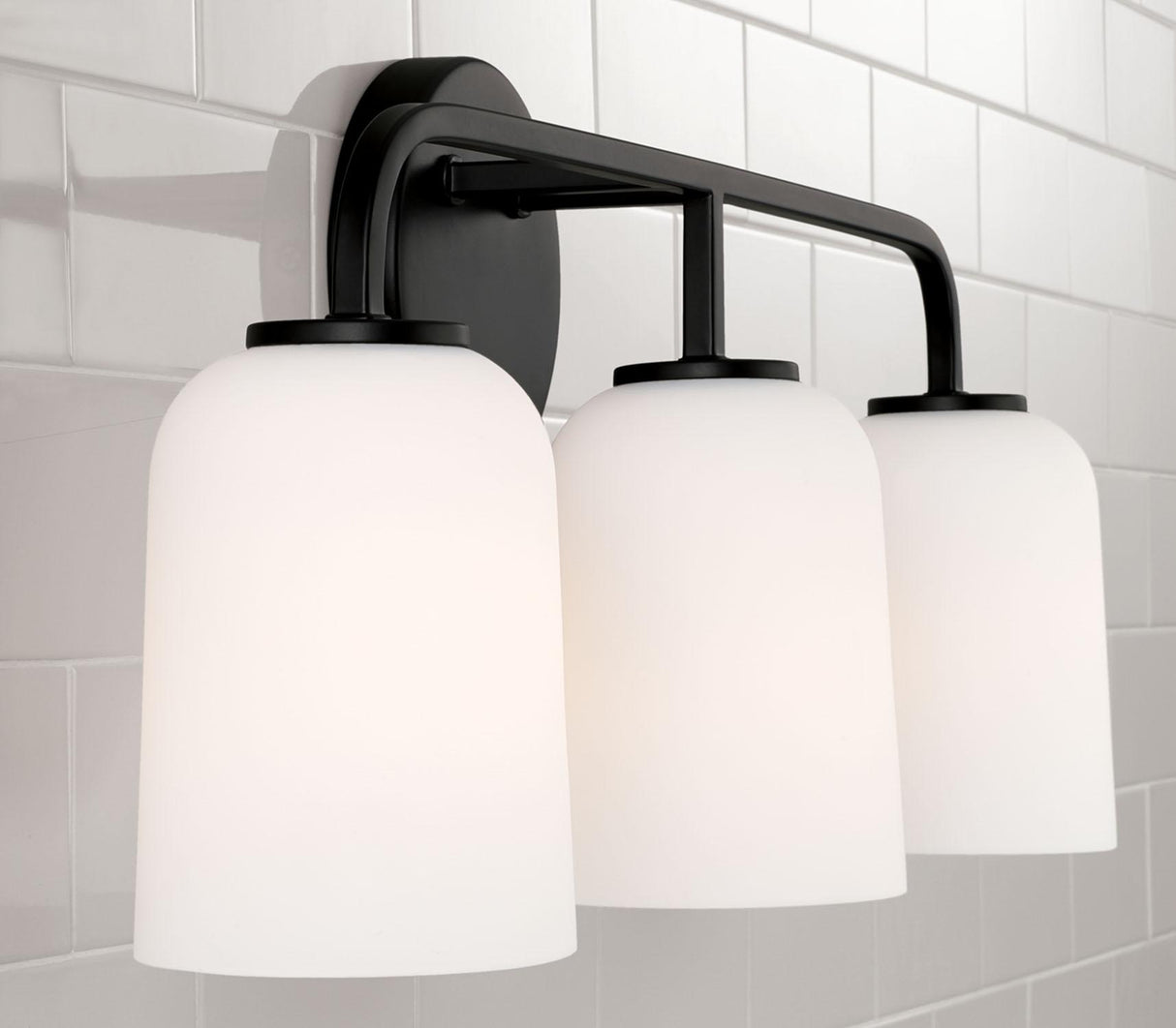 Capital Lighting 148831MB-542 Lawson 3 Light Vanity Matte Black