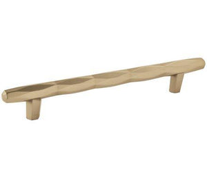 Amerock Cabinet Pull Golden Champagne 6-5/16 inch (160 mm) Center to Center St. Vincent 1 Pack Drawer Pull Drawer Handle Cabinet Hardware